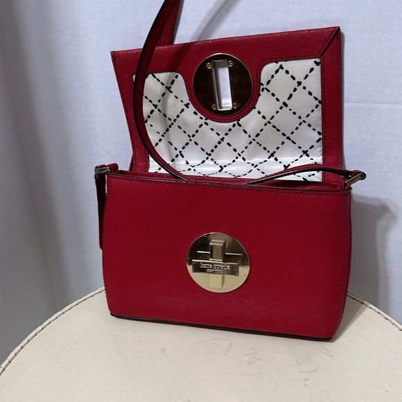 Kate Spade Red Leather Crossbody - Picture 13 of 13